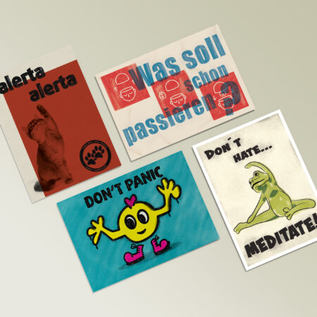 Postkartenset "Aggressiv positiv!"