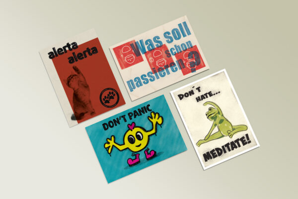 Postkartenset "Aggressiv positiv!"