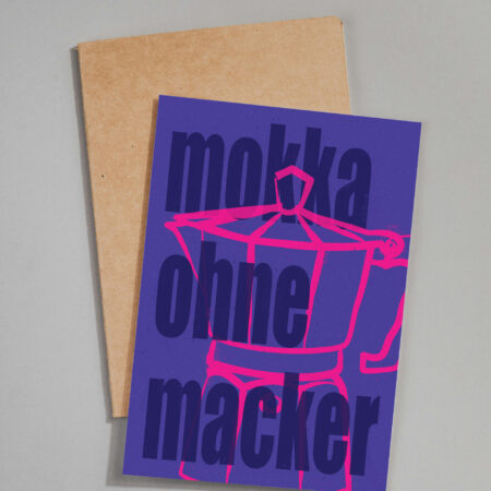 Postkartenset "mokka ohne macker"