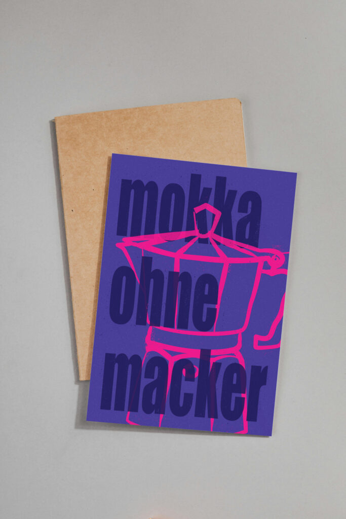 Postkartenset "mokka ohne macker"